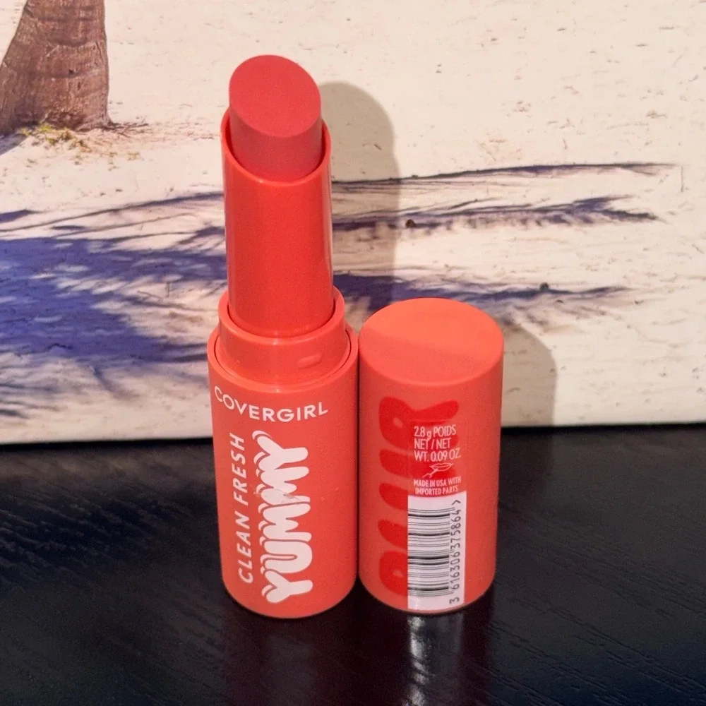 CoverGirl Clean Fresh Yummy Gloss Blur Lipstick 100 Blur In Pink Matte Vegan